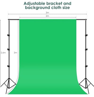 Professionele Fotostudio Set met Achtergrond en Softbox voor Videofotografie