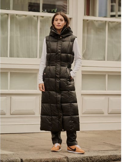 Next - Dames - Gewatteerd gilet - Petite - Zwart
