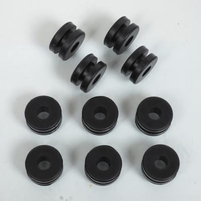 Lot 10 silentbloc caoutchouc noir pour moto Honda 250 Xr L 1991 à 1996 61103-357-000