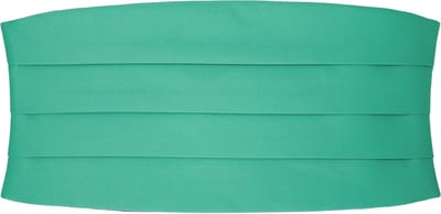 Eenvoudige Turquoisegroene Cumberband