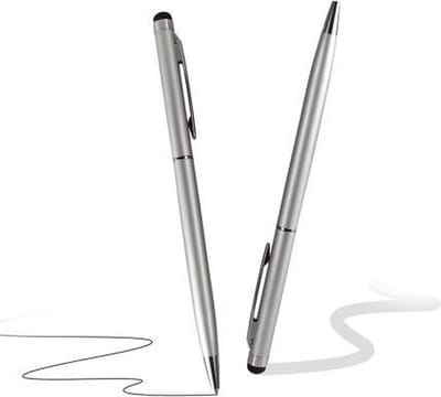 2-in-1 Stylus pen (Zilver)