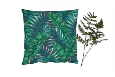 Sierkussens - Kussentjes Woonkamer - 40x40 cm - Bladeren - Tropisch - Jungle - Natuur