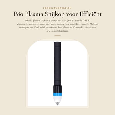 Dailygoods - P80 Plasma Snijkop voor Efficiënt Snijden met CUT-50