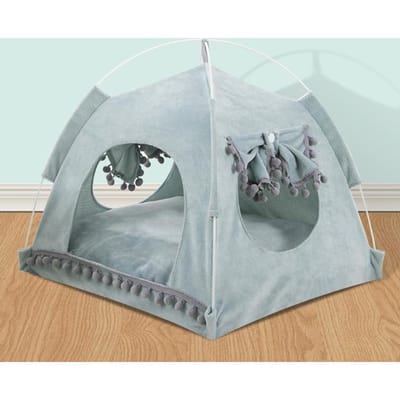Puppenkussen Slapende Pluizige Bedden Schattige Zachte Huisdieren Honden Katten Nest Tent Huis Verwijderbaar Kussen S