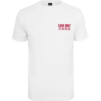 Mister Tee T-shirt Cash Only Tee White