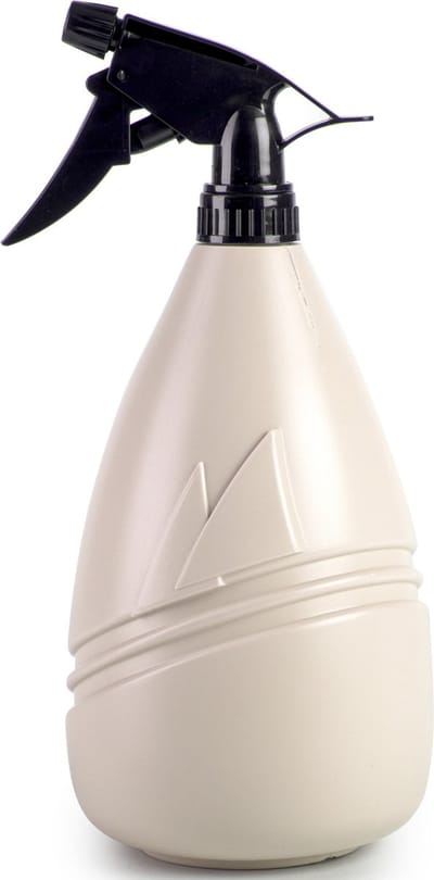 Plasticforte Plantenspuit met een inhoud van 1150 ml - beige - verstuiver kop - 26 cm - kunststof