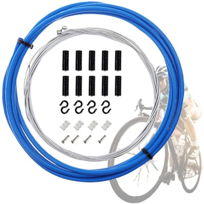 Dailygoody - Schakelkabelset - Fiets schakelkabel set - Duurzaam en prestatieverhogend - Blauw - Universele fietskabelset - Geschikt voor mountainbike.