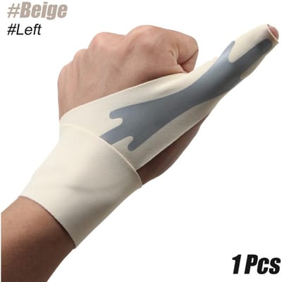 Manchon de compression réglable pour pouce et poignet pour soulager la douleur de l'arthrite Hommes Femmes Support élastique