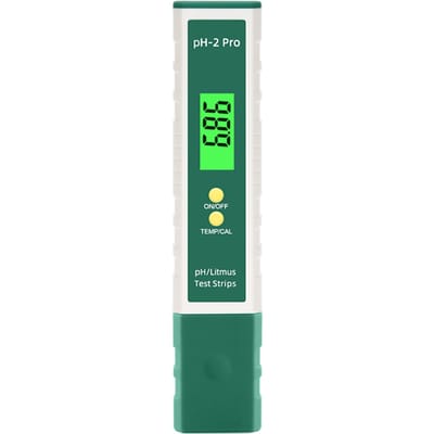 pH-2 Pro Waterkwaliteitspen Digitale pH-meter 0.01 Nauwkeurigheid Testerpen -2.00~16.00 Meetbereik groen