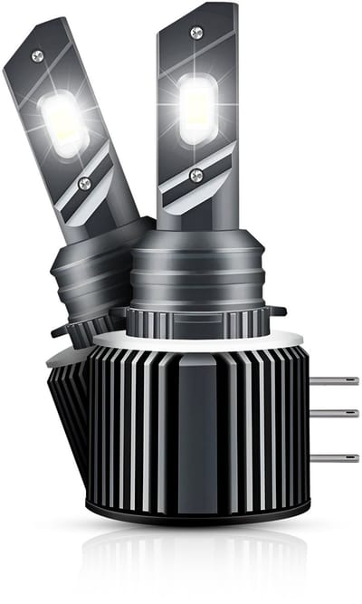 XEOD H15 LED lampen - Wit (6000K) – Auto Verlichting Lamp - Geschikt voor Audi A1, A3 & A5 - Volkswagen Golf 6 & 7 & Tiguan - Mercedes - Skoda - Mazda – Dagrijlicht en Grootlicht - 2 stuks – 12V