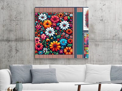 Kunstprint | Wanddecoratie | Dibond | 80 × 80 cm