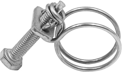 Dailygoods- Draadslangklemmen 30 Stuks - Verstelbare Slangklemmen - Roestvrij Staal 304 - Voor Mechanische Toepassingen - 21-25 mm - Eenvoudig en Handig - Slangklem