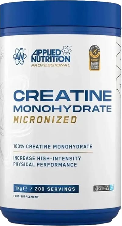 Applied Nutrition Creatine Monohydrate Micronized (1000g) Unflavoured - Creatine - Creatine Monohydraat