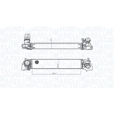 Intercooler MAGNETI MARELLI 351319205540