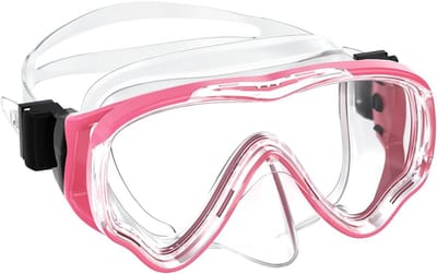 Kinder Duikbril Panorama met Gehard Glas - Anti-Condens & Lekdicht Zwemmasker voor Jongens & Meisjes (4-12 jaar)