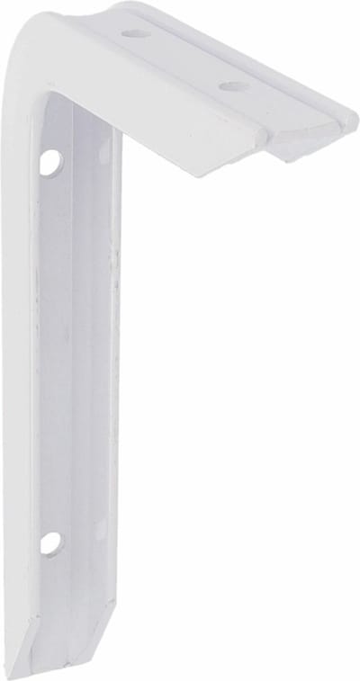 AMIG Plankdrager/planksteun van aluminium - gelakt wit - H150 x B100 mm - heavy support - boekenplank steunen