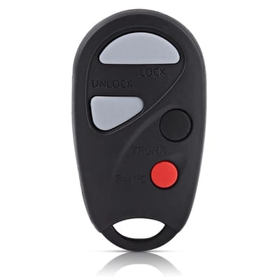 Télécommande 4 Boutons Coque de Boîtier de Clé de Voiture Automatique Pour Nissan Infiniti Maxima Sentra gray