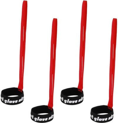 Dailygoods- Skihandschoenriem 4 Stuks - Polyester - Skiaccessoires - Snowboardhandschoenriem - Handboei - Lichtgewicht 25,5 x 24 cm - Handschoenband