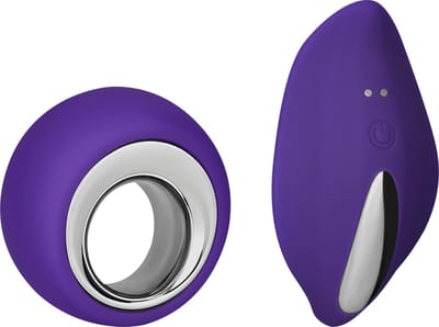 EIS, vibrator, oplegvibrator, slipvibrator met afstandsbediening, 8 cm, waterdicht, oplaadbaar, huidvriendelijke siliconen