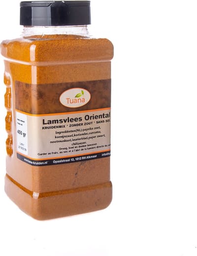 Tuana Kruiden - Lams Kruidenmix (oriental) - Strooibus 400 Gram - Tuanashop - GP-L-0008