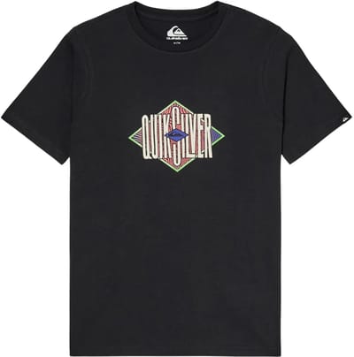 Quiksilver Losange T-shirt Met Korte Mouwen Zwart 10 Years Jongen