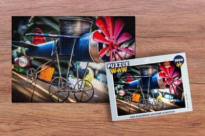 Puzzel Een kleurrijk spitfire vliegtuig - Legpuzzel - Puzzel 1000 stukjes volwassenen