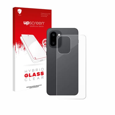 upscreen - Screenprotector voor OnePlus 15R (Achterkant) - Folie Beschermfolie Beschermglas transparant