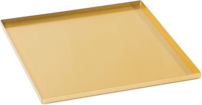 Sierplateau, goudkleurig aluminium, 25 cm