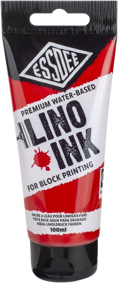 Essdee Lino Inkt - Rood 100 ml