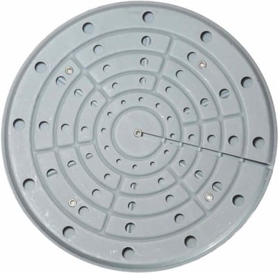 Dparts metalen sudderplaat - 16cm - gasfornuis vlamverdeler - sudderplaatje voor gas fornuis - gaspitverkleiner