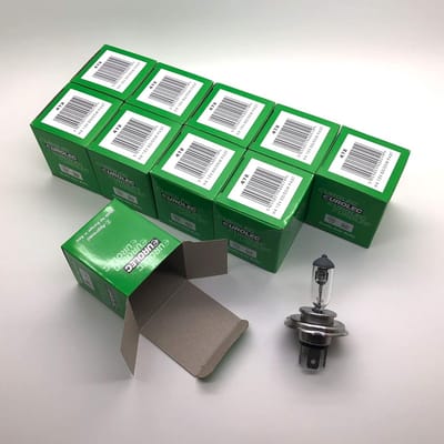 10x H4 Halogeen Autolampen Koplamp 12V 60/55W - Voordeelverpakking
