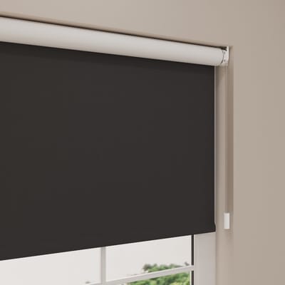 DTCH® Elektrisch Rolgordijn Verduisterend - Easy - Black - 130 x 190 cm - Motionblinds CMD-03