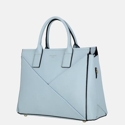 Firenze handtas voorvak light blue