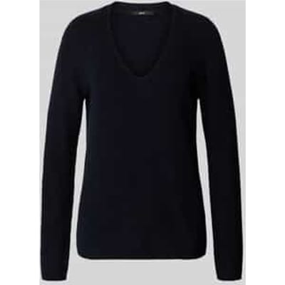 Gebreide pullover met V-hals