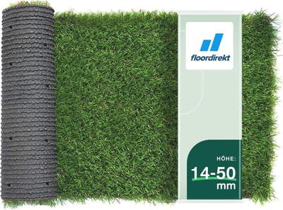 Kunstgras Outdoor Grastapijt - Onderhoudsvrij Gazontapijt voor Balkon en Tuin, 14 mm Hoog, Rolmaat 100 x 600 cm