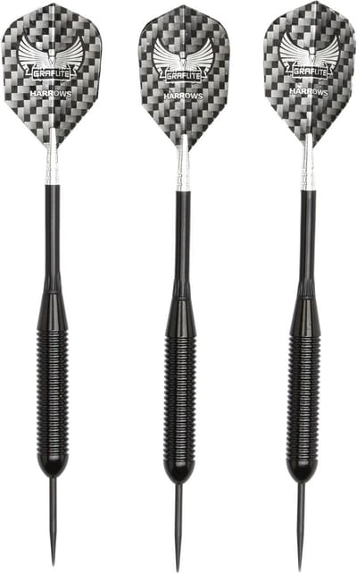 Professionele Steeltip Dartpijlen Zwart Beginners en Gevorderden