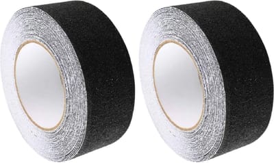 Anti slip tape 2 Stuks - Trap strip - XXL - Zelfklevend - 2x5M - 50 MM - Zwart