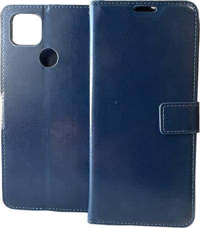 Portemonnee Book Case Hoesje Geschikt voor: Motorola Moto G9 Power - Blauw