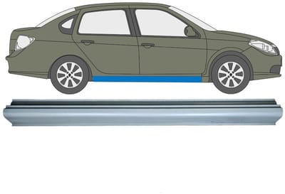 Reparatie dorpel voor Renault Thalia Symbol 2008-2013 / Links = Rechts