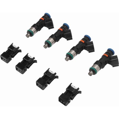 4 Sets Brandstofinjectoren 0280158117 Auto-accessoires met Converters Vervanging voor A4 TT 1.8T 20V Turbo Motor