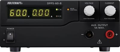 VOLTCRAFT DPPS-60-8 Labvoeding, regelbaar 1 - 60 V/DC 0 - 8 A 480 W USB Programmeerbaar Aantal uitgangen: 1 x
