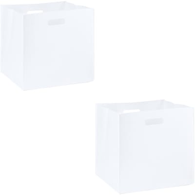 Stoffbox FELT, set van 2 stuks, in het wit