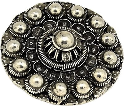 Zeeuws Meisje - broche Zeeuwse knop bloemvorm