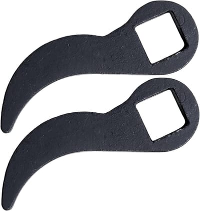 Koevoet Opzetstuk - Breekijzer Adapter - Auto Reparatie - Smalle Schacht Ontwerp - 7.5 x 1.2 cm - Zwart