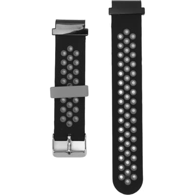 20mm Siliconen Horlogeband Ademend Waterbestendig Comfortabele Polsband voor Garmin Fenix 7S 6S donkergrijze kleur