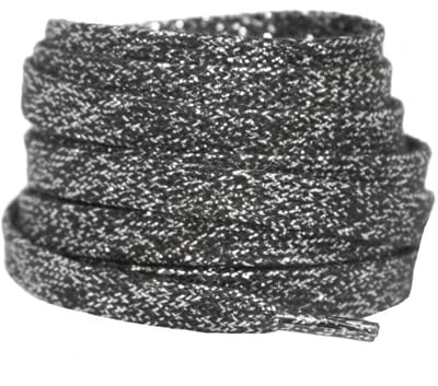 Glitterveter 8mm Grafiet 120cm - PLAT