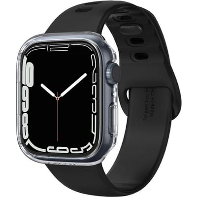 Spigen Thin Fit™ Bumper voor de Apple Watch 7 / 8 / 9 - 45 mm - Transparant