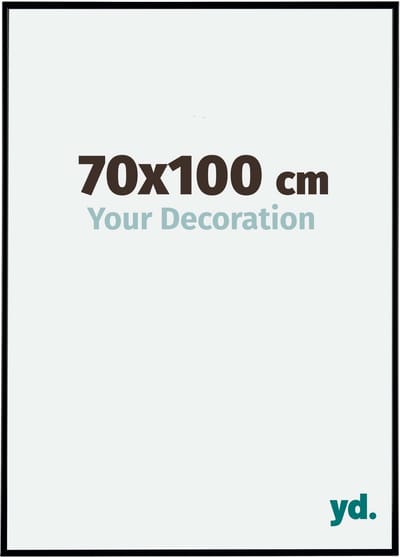 Your Decoration - Fotolijst 70x100 cm - Kunststof - Zwart Mat - Evry