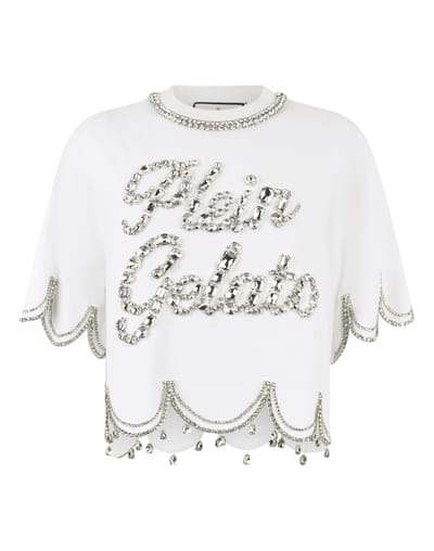 Cropped T-Shirt Crystal Waves