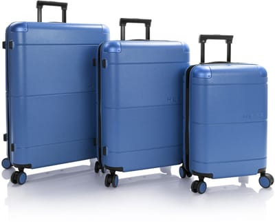 Heys Zen 4 wielen Kofferset 3-delig met uitbreidingsplooi - Harde bagage - TSA slot - royal blue